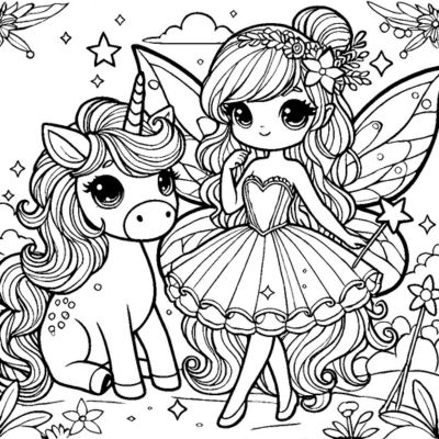 Die Fee und das Einhorn