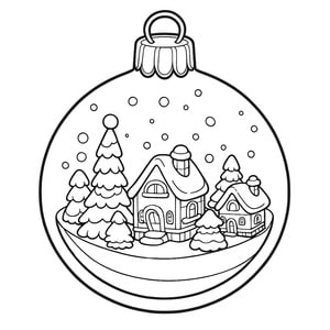 Dorf Weihnachtskugel