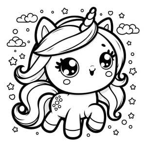 Kawaii-Einhorn