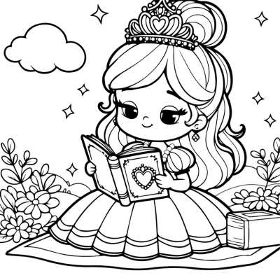 Lesende Prinzessin