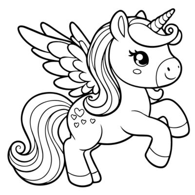 Pegasus-Einhorn
