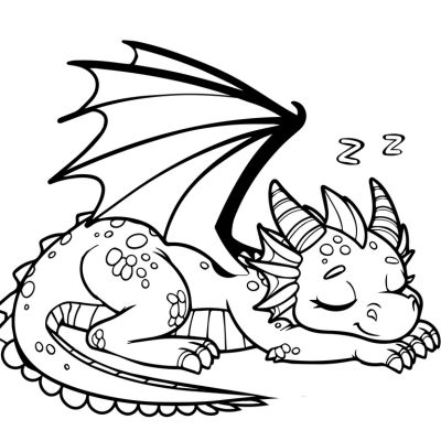 Ruhender Drache