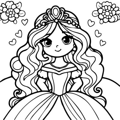 Schöne Prinzessin