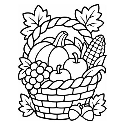 Thanksgiving-Erntekorb