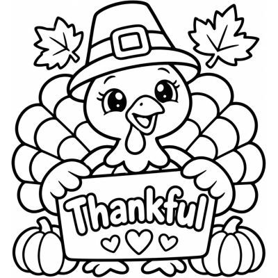 Thanksgiving-Truthahn sagt Danke