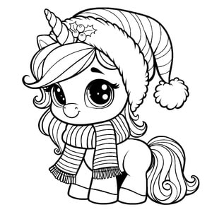 Weihnachts-Einhorn