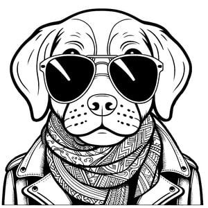 Zu Stilvoller Hund